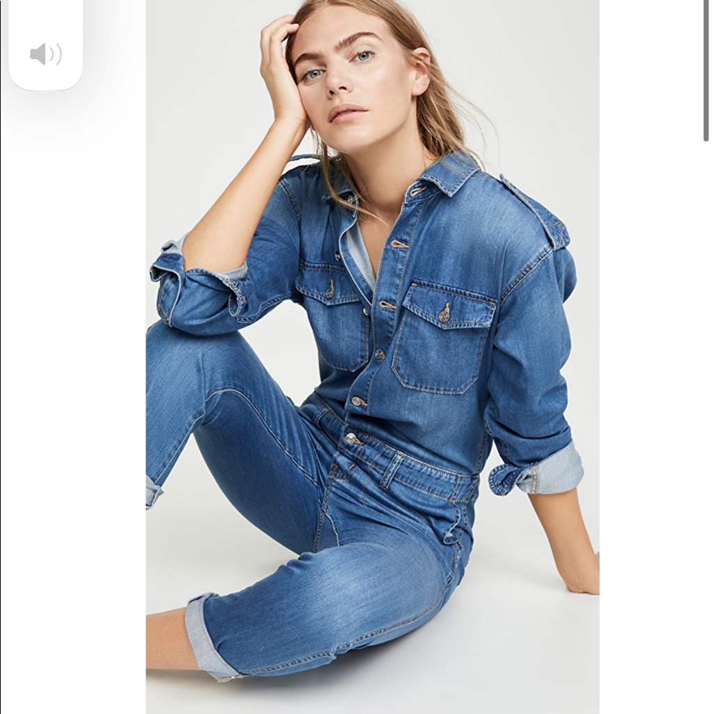Nwt!! Current/Elliott Denim Coverall